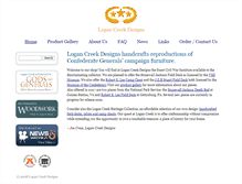 Tablet Screenshot of logancreekdesigns.com